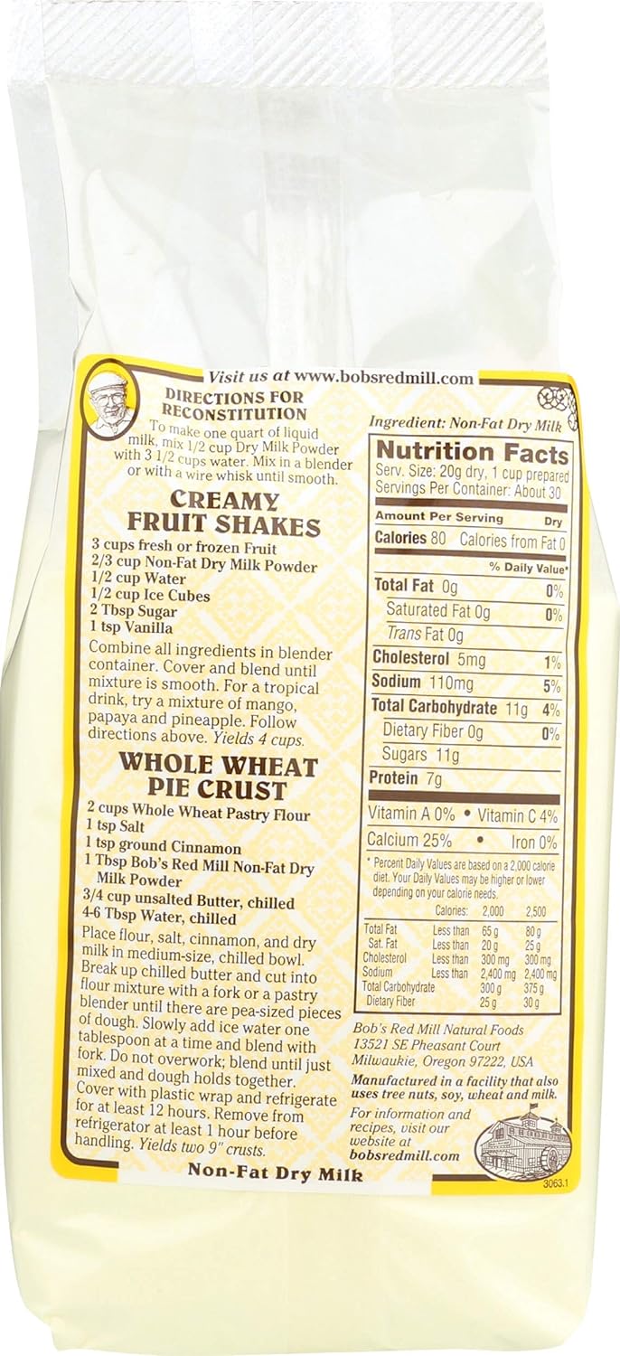 Bob's Red Mill Milk Powder, 22 Ounce - Image 2